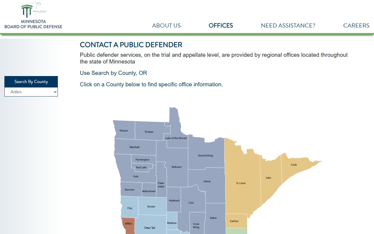Olmsted County arrest records and charges public defender office list