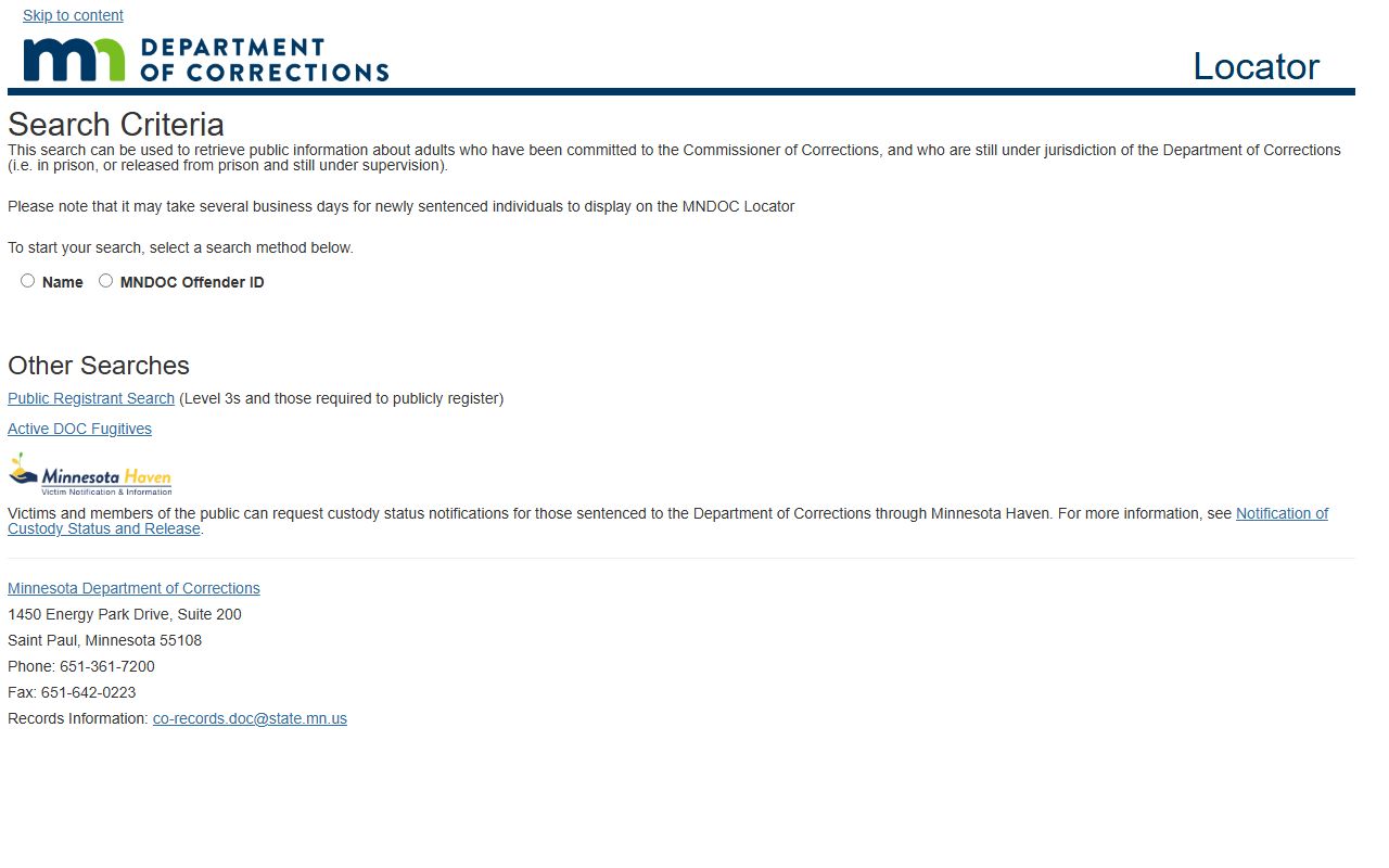 Olmsted County criminal court records DOC public offender viewer