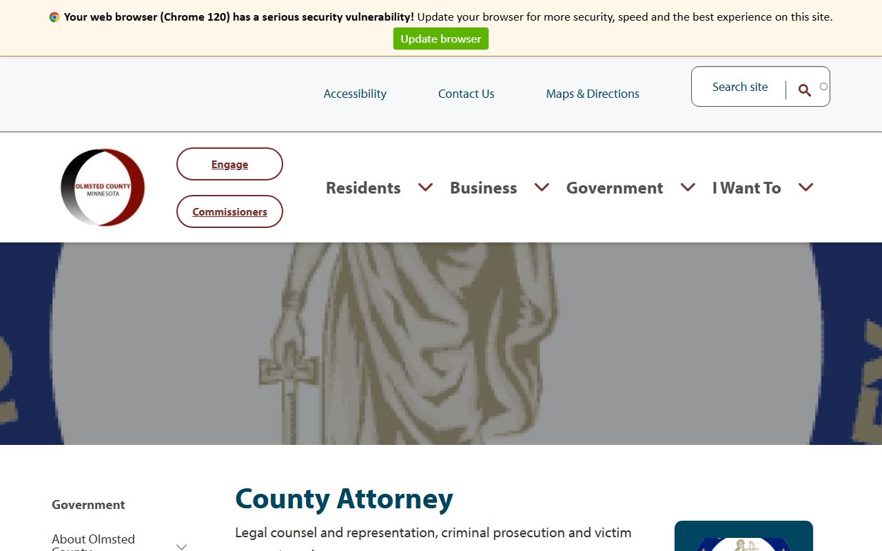 Olmsted County court records County Attorney